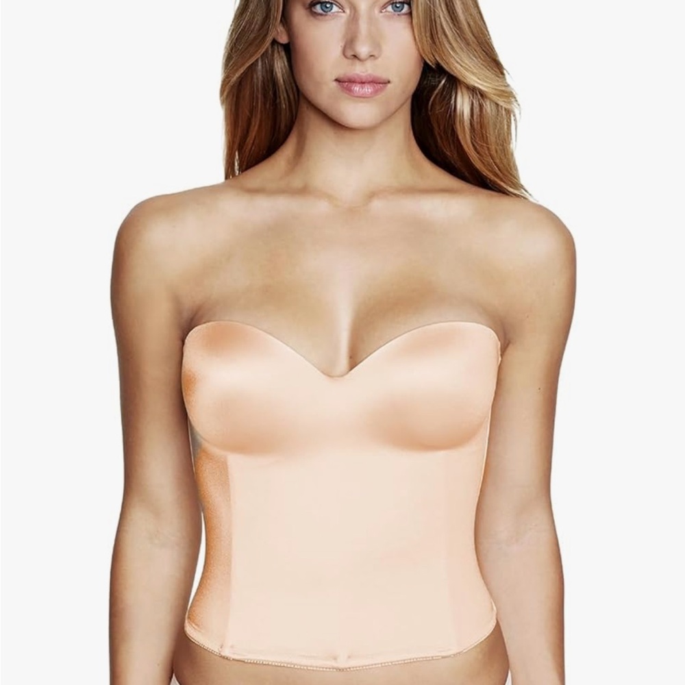 *NWOT* Dominique “ARIEL” 8541 NUDE Strapless Bra